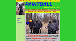 Desktop Screenshot of paintball-miercureaciuc.com